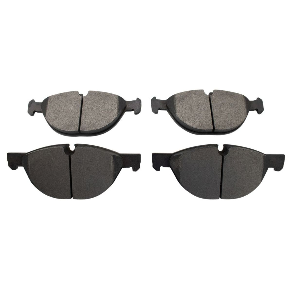 Front Posi Semi Metallic Disc Brake Pad Set For 11-17 X5 08-17 X6 X6 SUV Truck