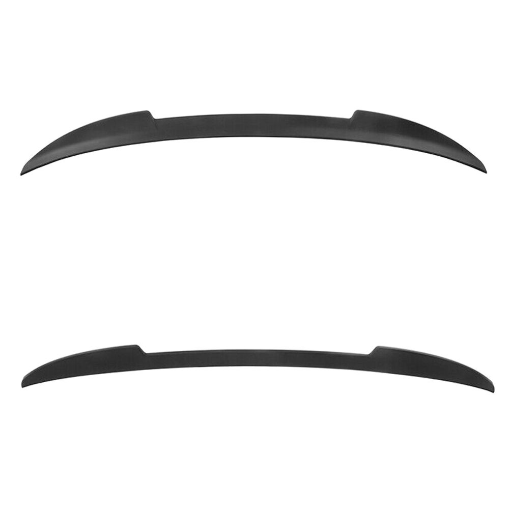 Fits 21-23 Ford Mustang Mach-E IKON Matte Black Rear MID Trunk Spoiler Lip - ABS