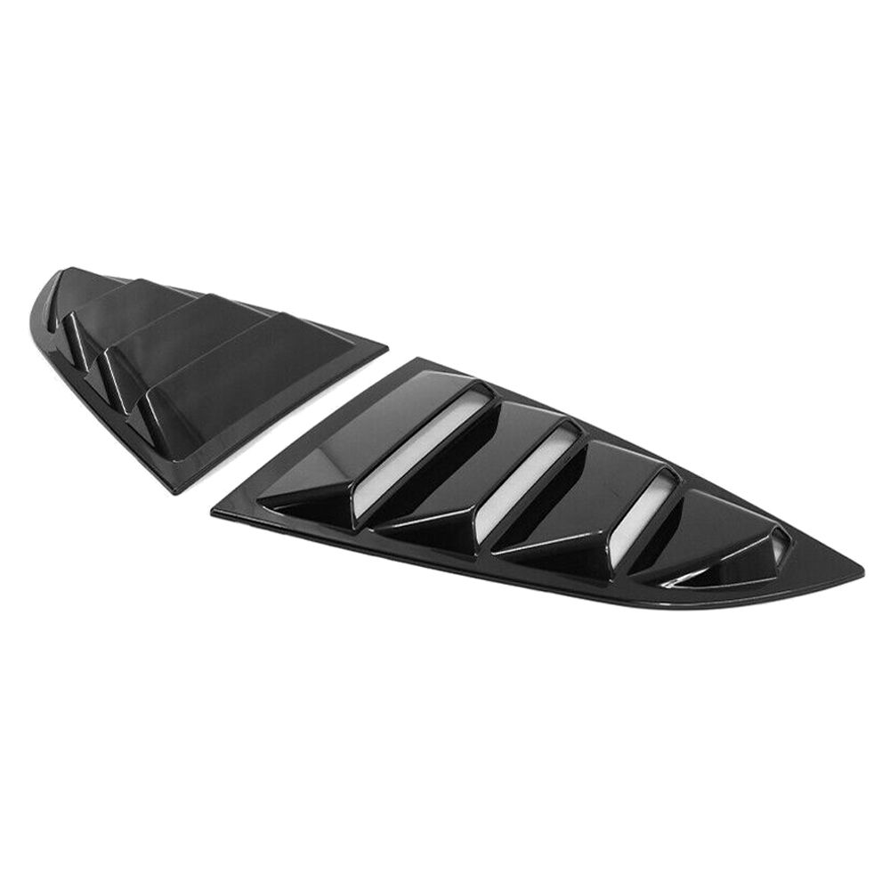 Fits 22-23 Subaru BRZ & Toyota GR86 Coupe IKON 2PCS Side Window Louver Cover PC