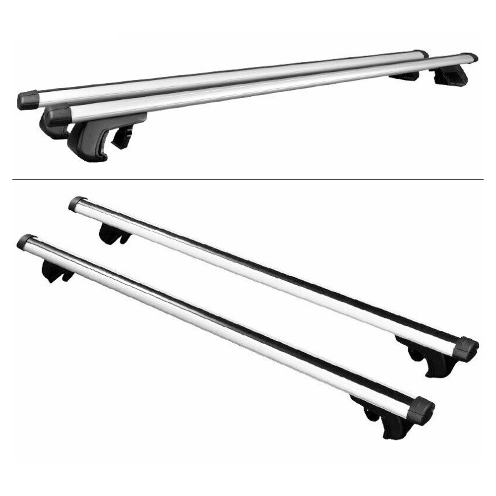 2 Sets Of - Aluminum Inch 120CM Top Roof Rack Cross Bar Luggage Carrier Adjustable