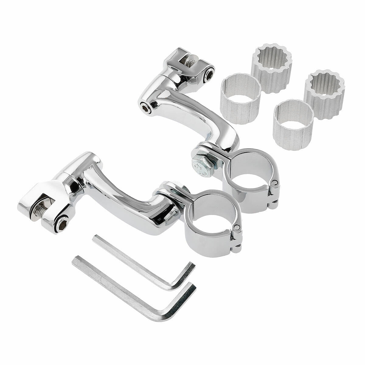 22mm 25mm 32mm 35mm Highway Foot Pegs Mount Clamps Fit For Harley Touring Chrome