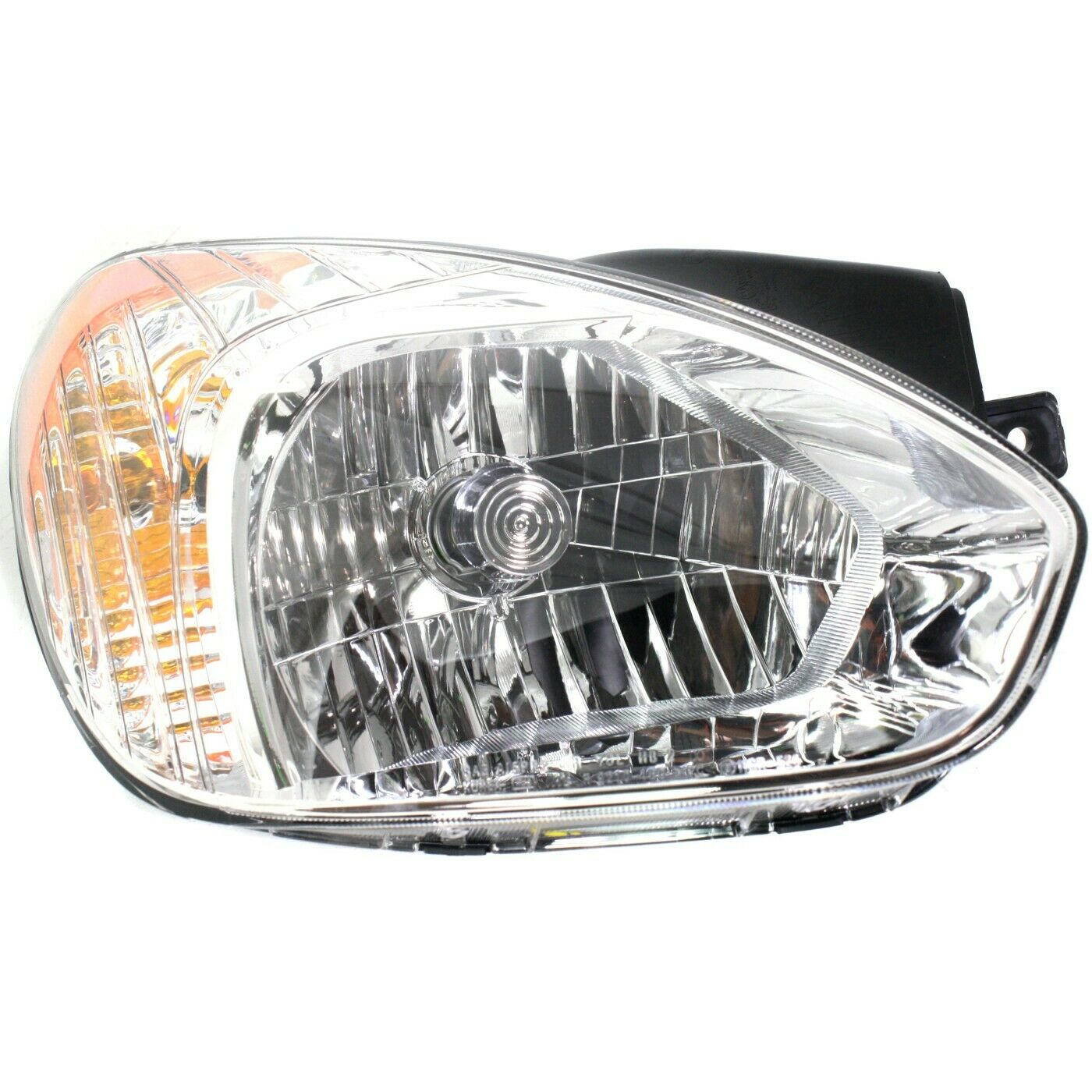 Headlight Set For 2007-11 Accent Driver & Passenger Side W/ Bulb
