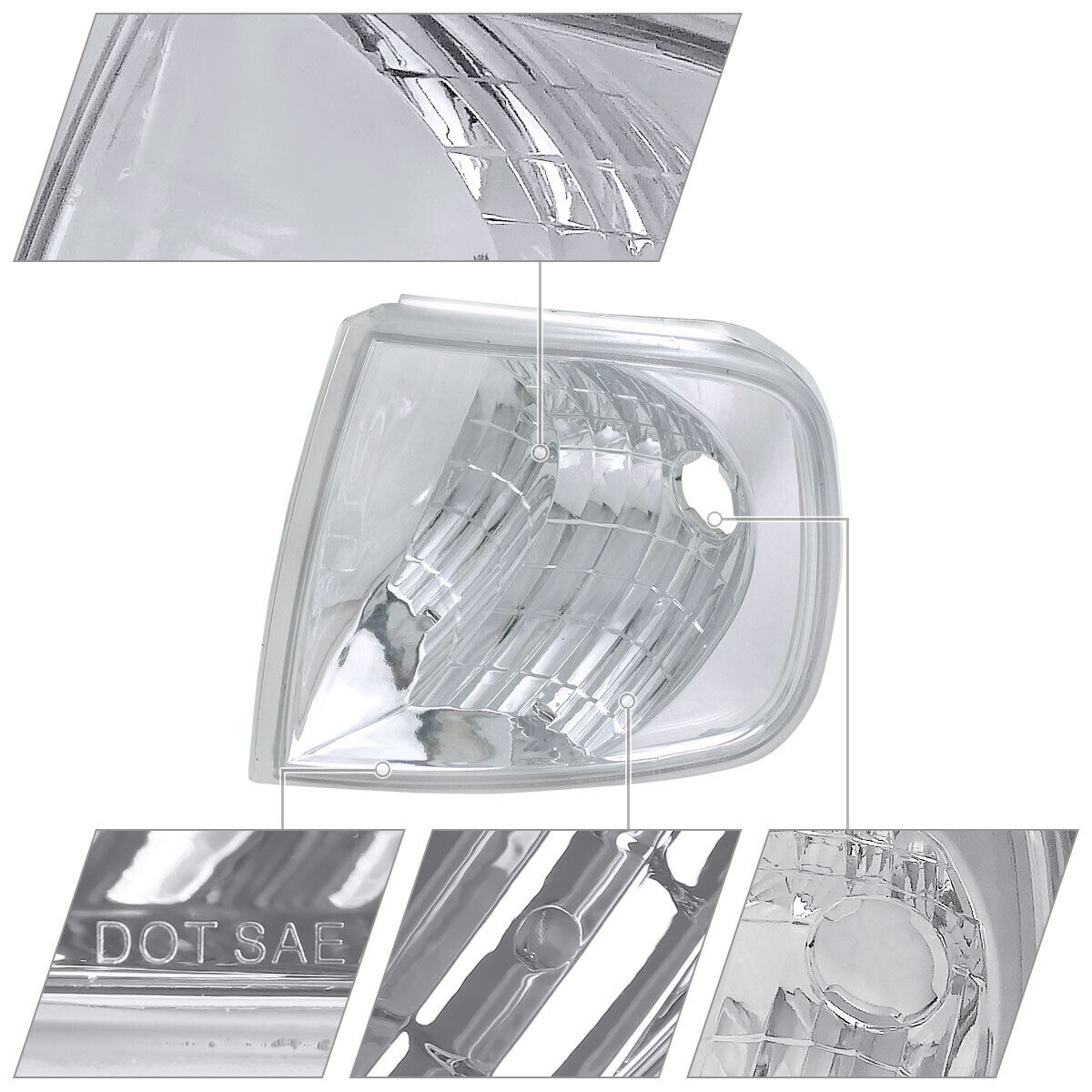 Corner Lights F150 Heritage Signal Lamps L+R