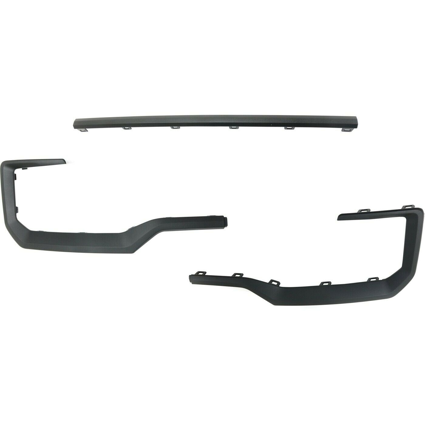 Bumper Face Bar Trims Molding Step Pads Set Of 3 Rear For 2016-2017 GMC Terrain