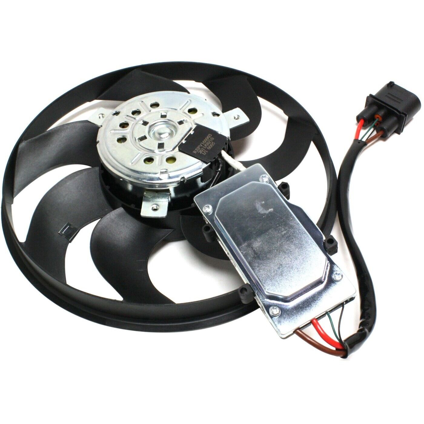 A/C Condenser Cooling Fan For 2004-2010 Volkswagen Touareg Sport Utility Left