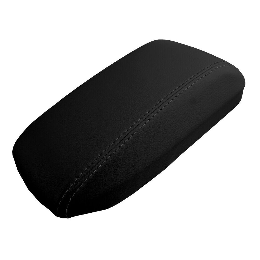 Console Lid Armrest Cover Leather For Toyota Corolla 2014-2019 Black