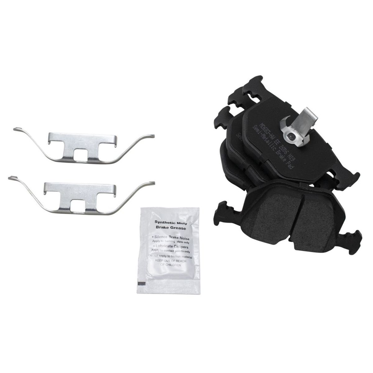 For 06-08 Z4 Roadster 3.0si Convertible Metallic Brake Pad Front & Rear Kit