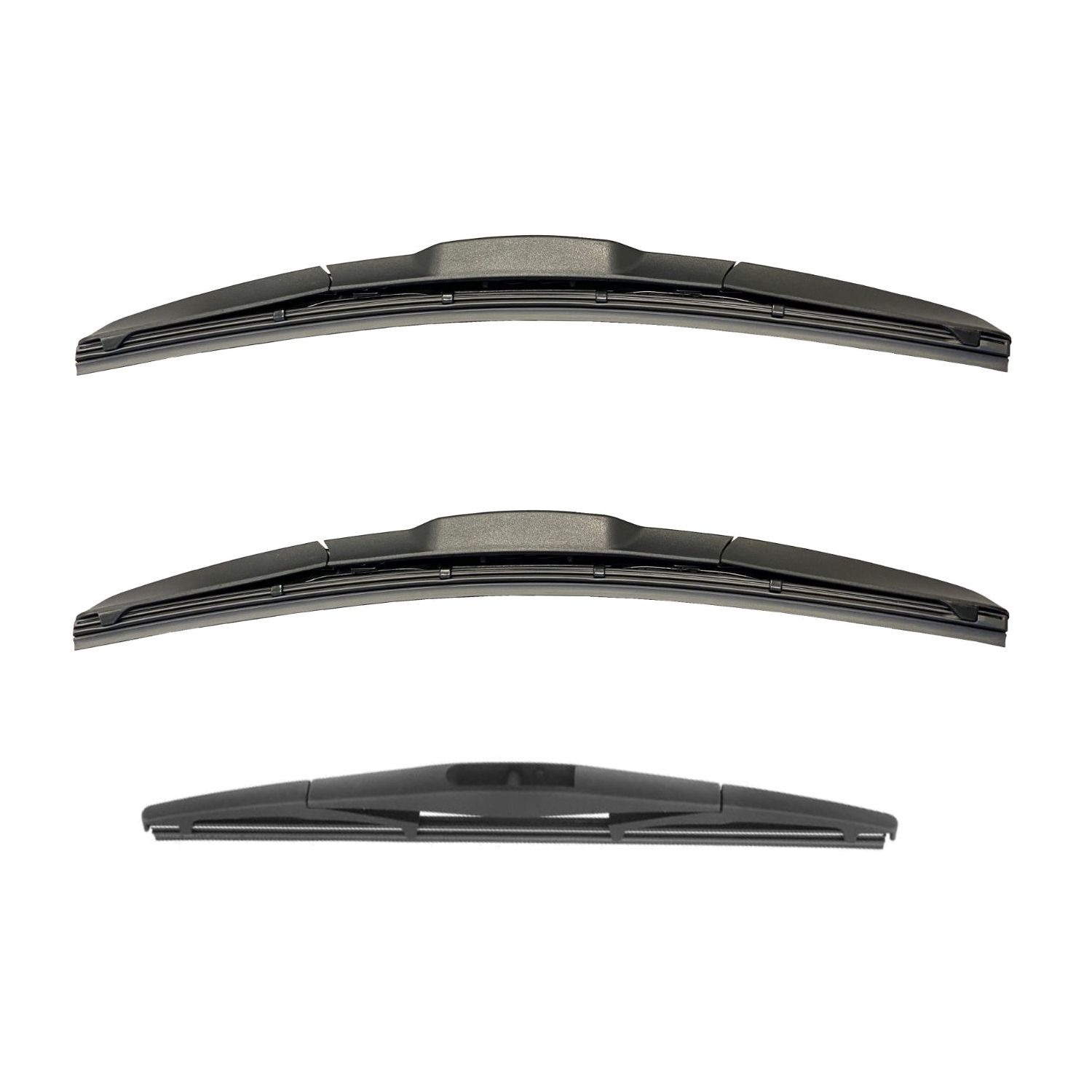 Front And Rear Windshield Wiper Blade For 2009-2014 TSX Base Sedan 24" 22" 12"