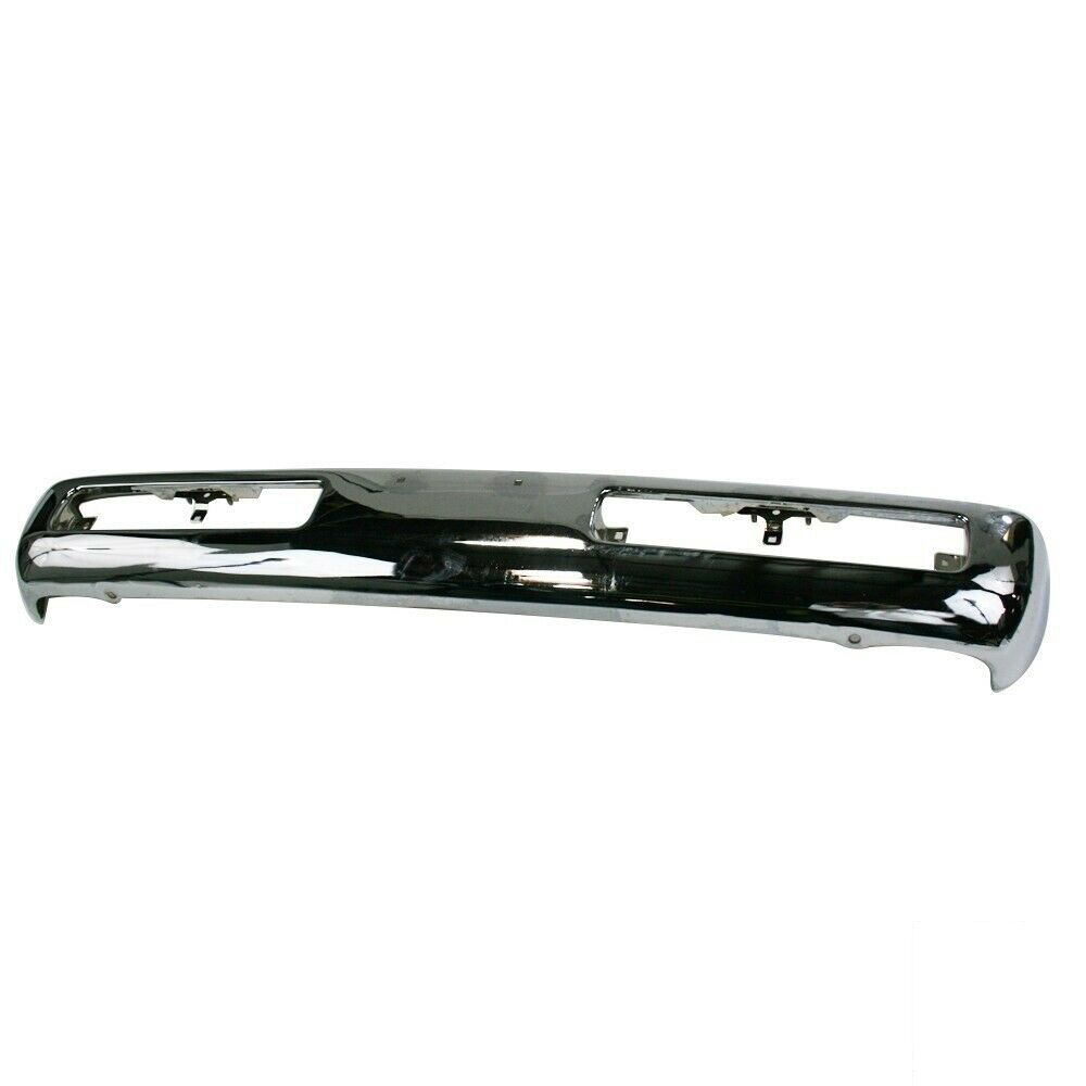 Chrome Front Bumper Face Bar For Nissan 1996-1997 Pickup 1-Piece Type Steel