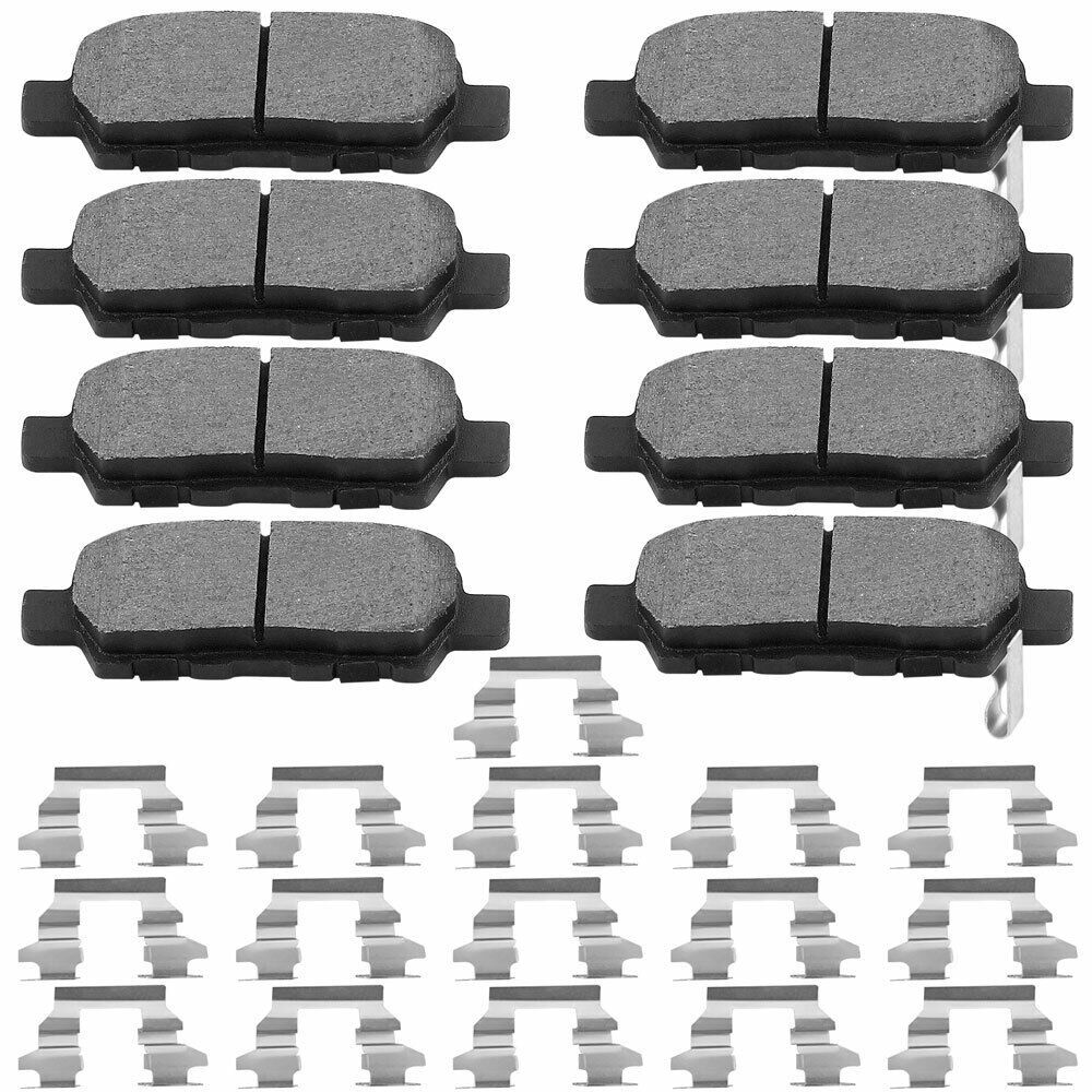 8pcs Front Rear Ceramic Brake Pads