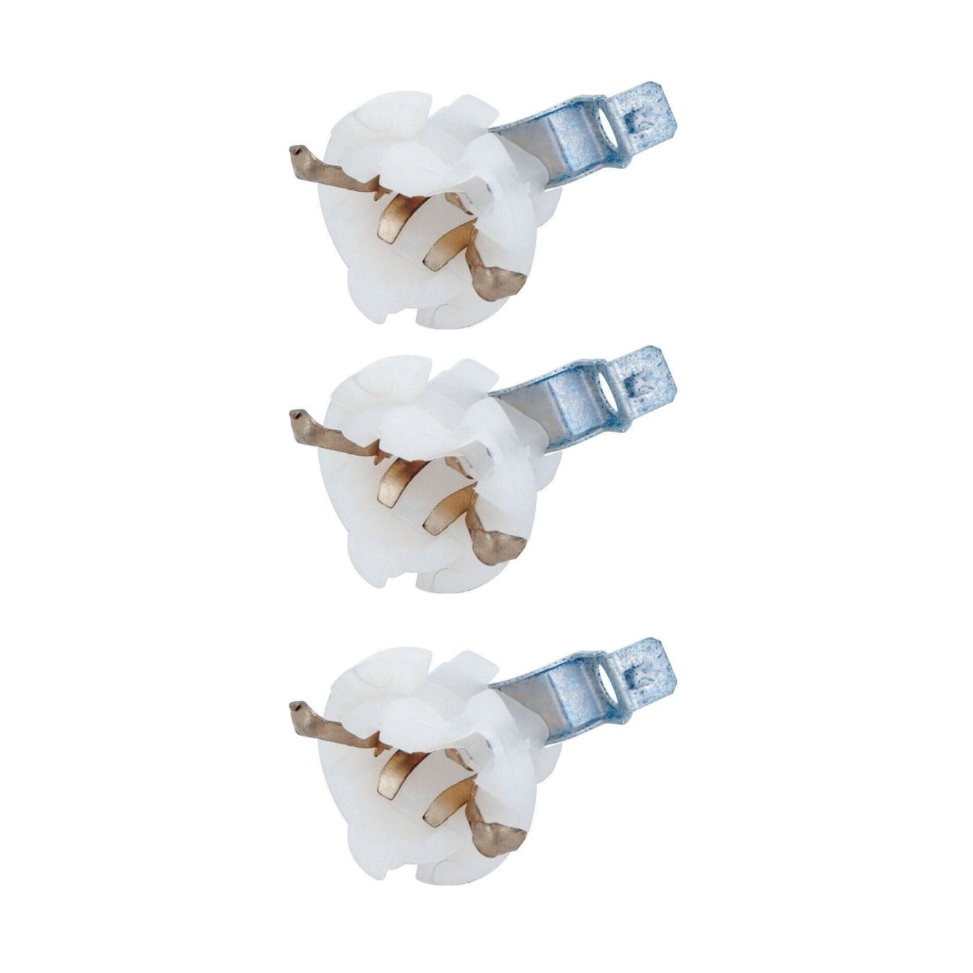 3 Sets Of - Bayonet Type Fiber Optic Light Bulb Socket For Chevrolet GMC Pontiac
