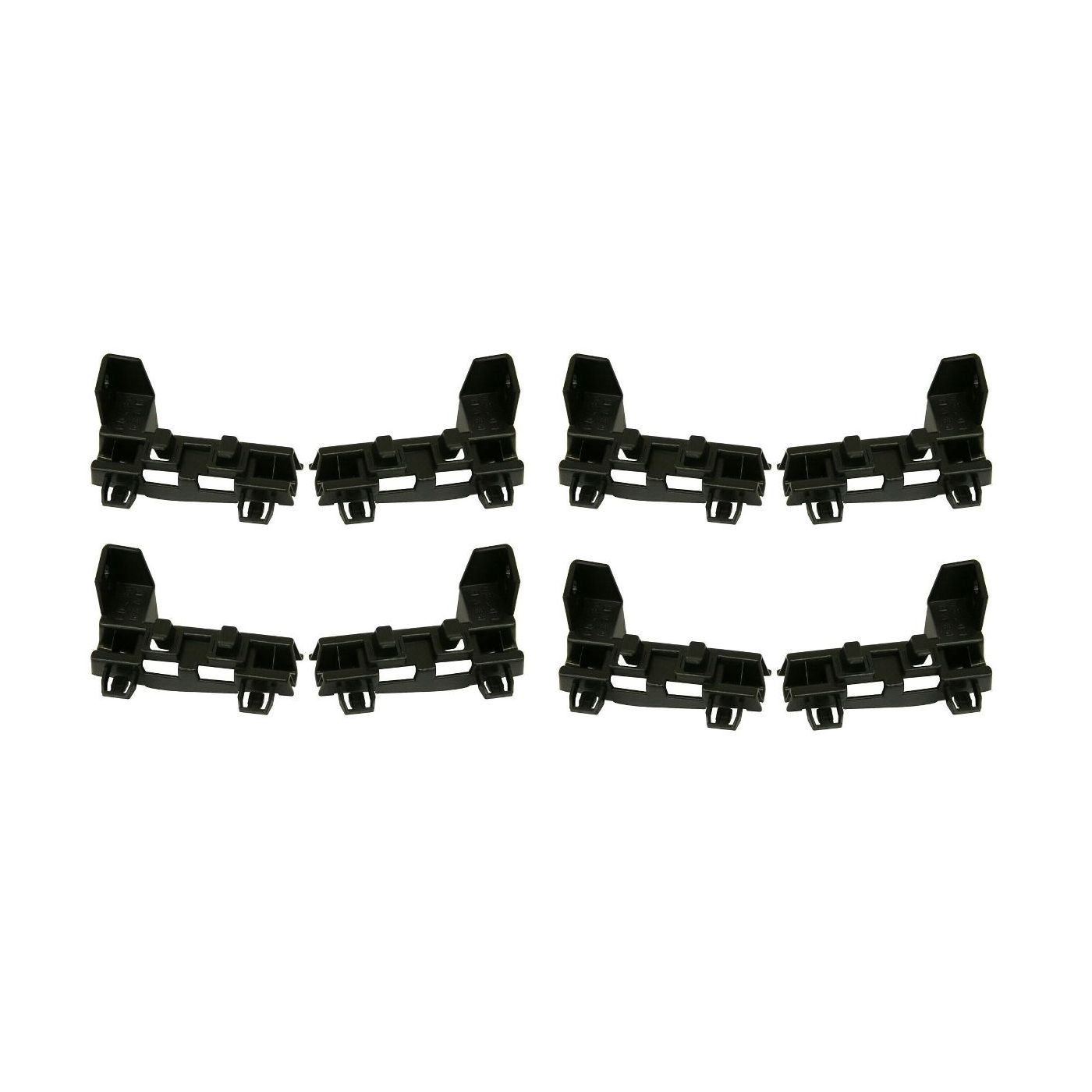 8 PCS - NEW Set Front Bumper Bracket Side Reinforcement For 2006-2010 Ford Explorer