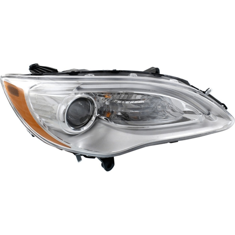 Headlight Set For Chrysler 2011-2014 200 Left And Right With Bulb 2Pc