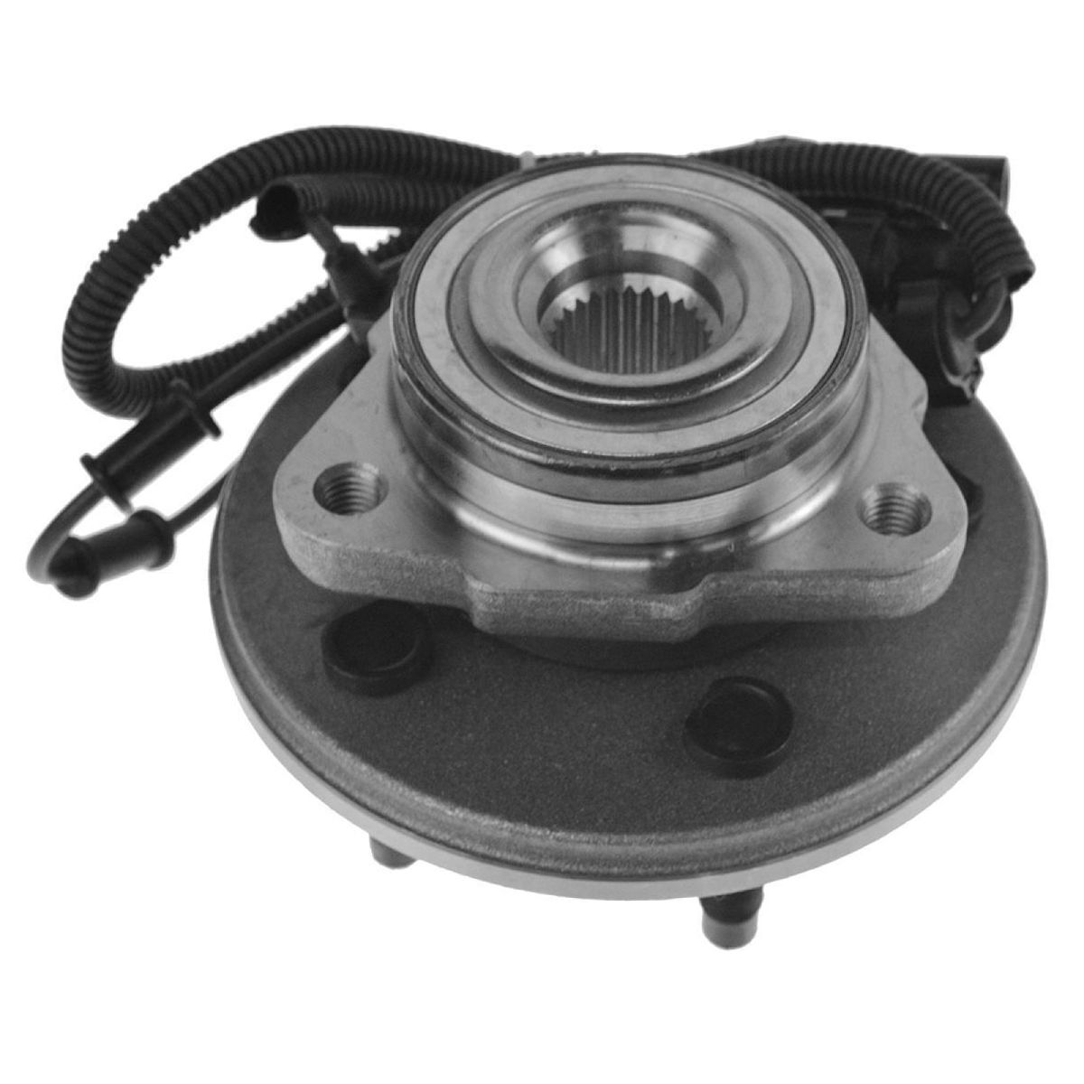 Wheel Hub & Bearing Posi Ceramic Brake Pad Rotor Front Kit