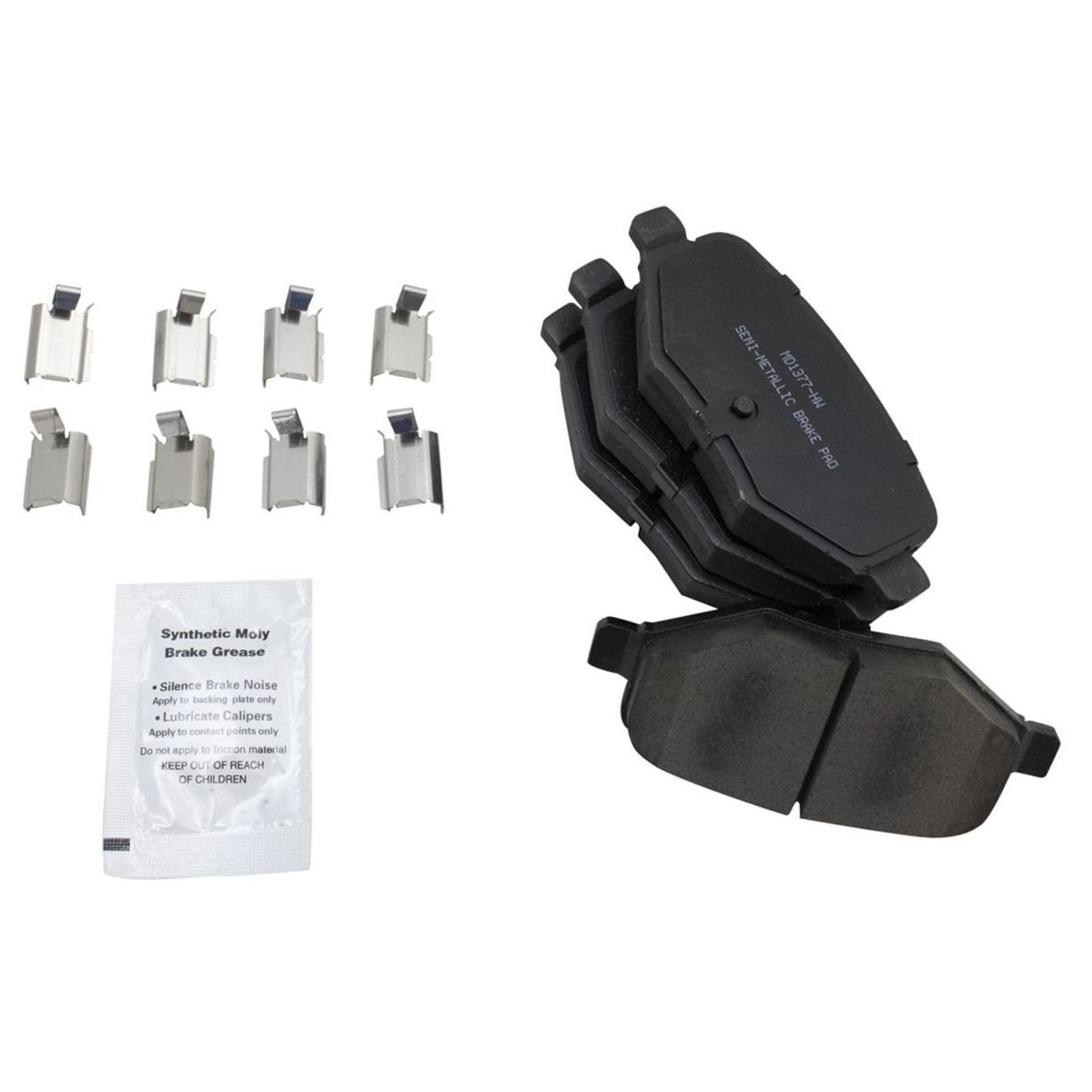 For 10-19 Taurus Lincoln 09-12 MKS Rear Metallic Brake Pad & Rotor Kit W/Fluids