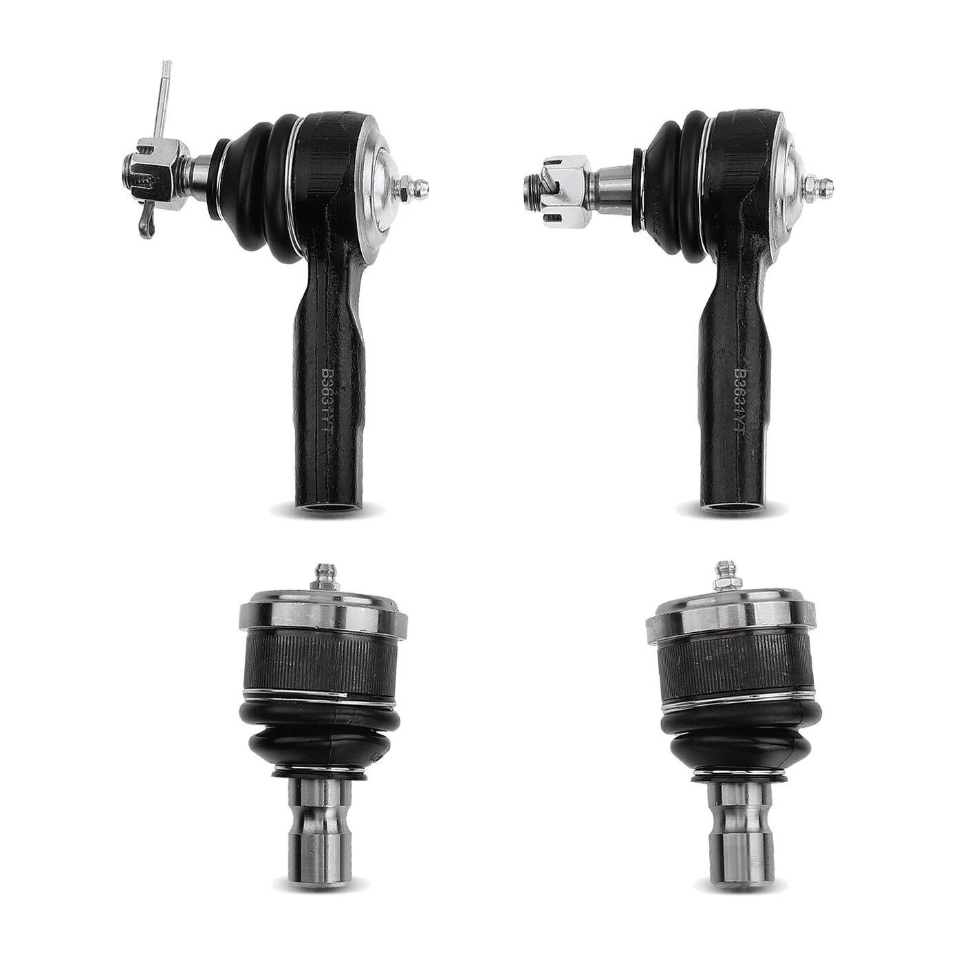 For Ford 08-09 Escape Hybrid Sport Utility 4pcs Front Tie Rod End & Ball Joint