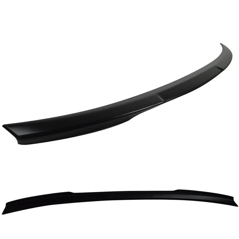 4-Series F32 Style Unpainted Black Rear Trunk Spoiler Wing ABS