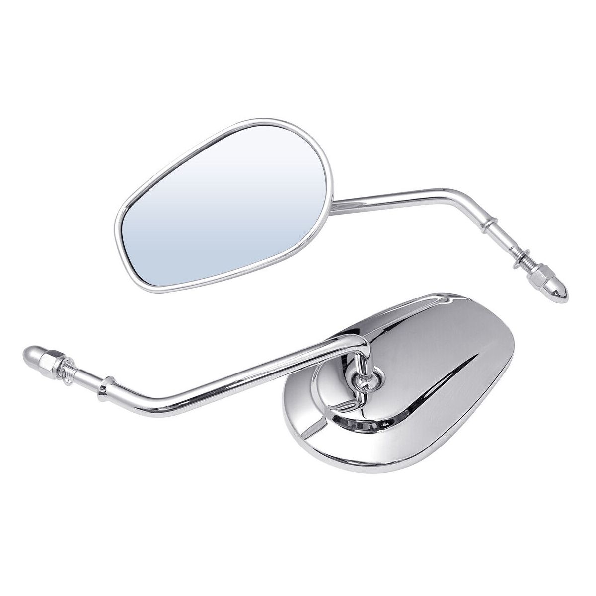 Rear View Mirrors For 1961-1965 Harley-Davidson AH Topper Slim Springer Heritag