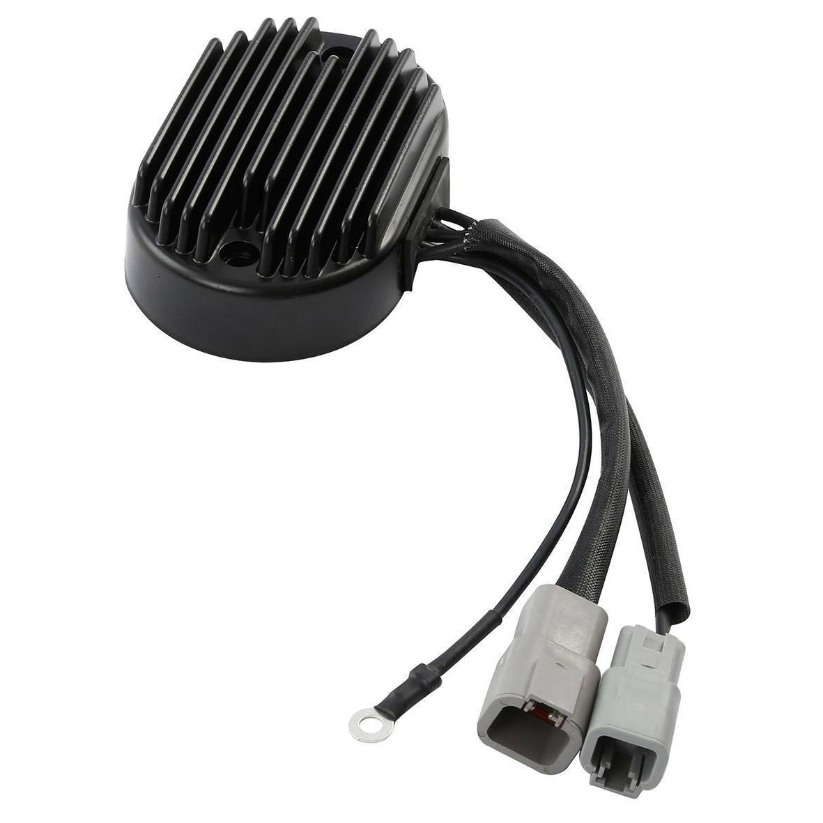Black Voltage Regulator Rectifier Fit For Harley-Davidson Harley Softail Deluxe