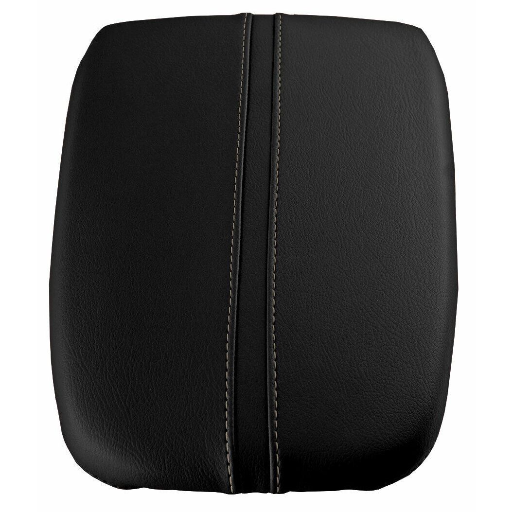 Console Lid Armrest Cover Leather For 2015-2020 Acura TLX Sedan Beige Stitch
