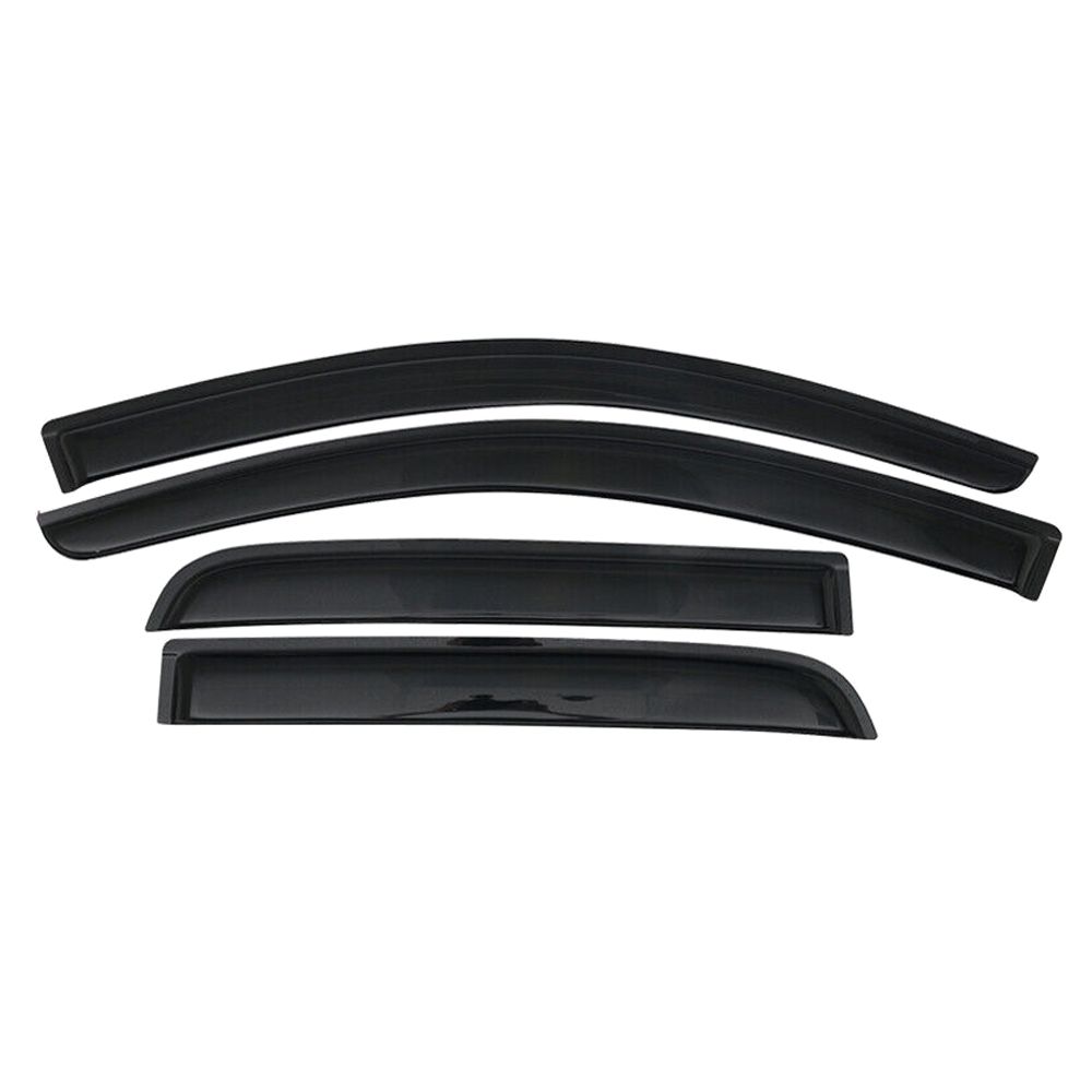 2 Sets Of - Fits 14-23 Mitsubishi Mirage Hatchback Acrylic Window Visors Rain Sun