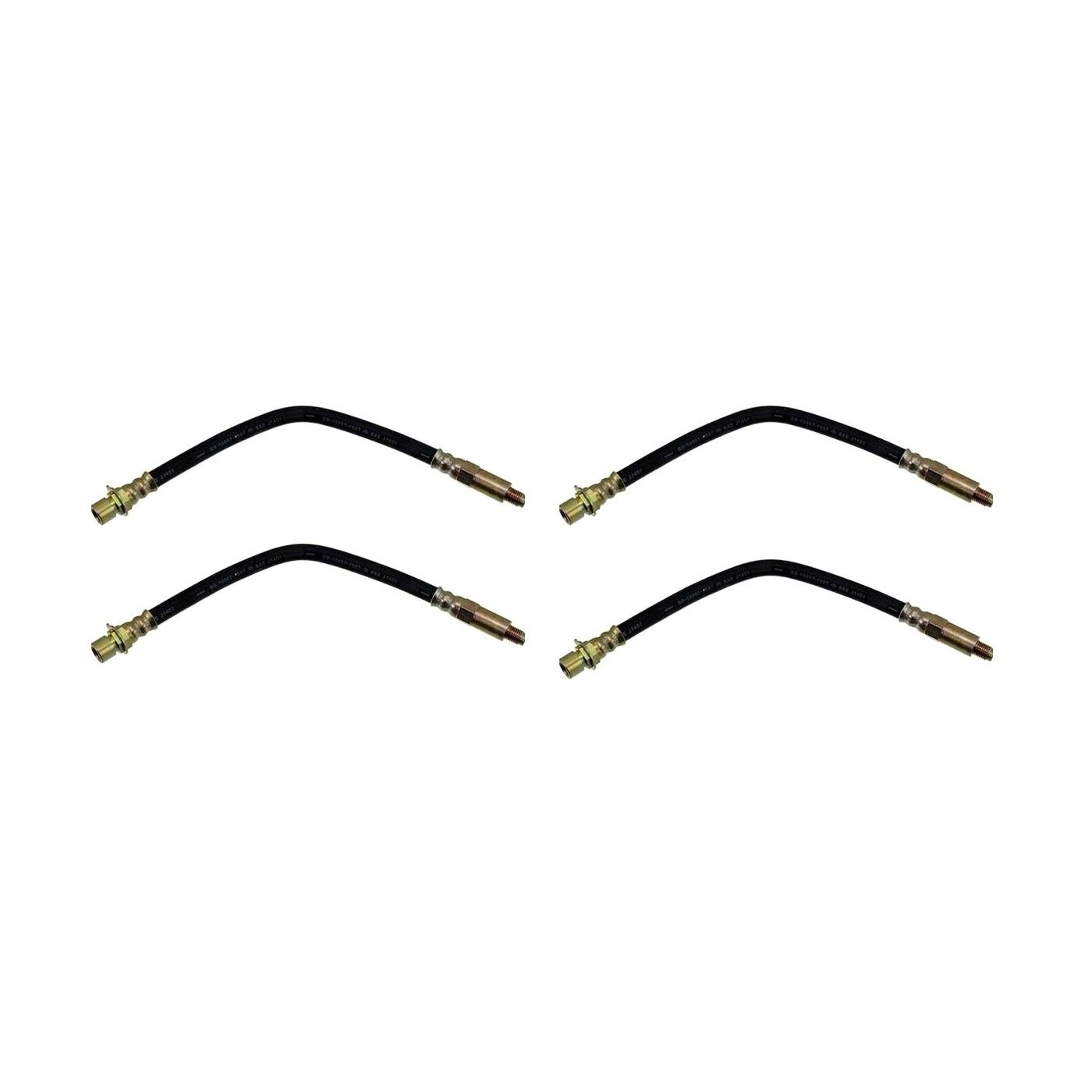 4 Sets Of - Brake Line Front Driver Or Passenger Side For 1960-1966 C20 Pickup De