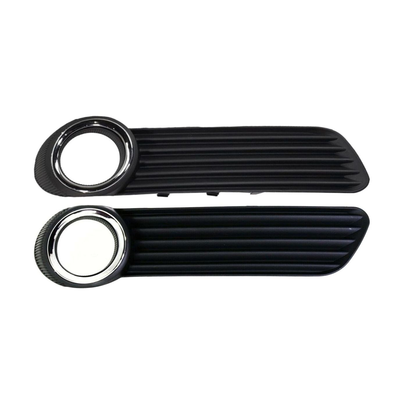 Fog Light Trim Set For Toyota 2008-2010 Avalon Sedan Left And Right Black 2Pc