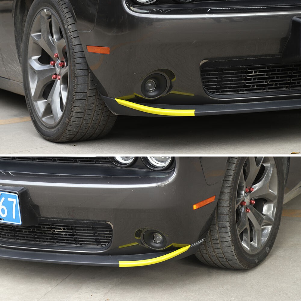 Exterior Front Bumper Lip Cover Trim Frame Bezel Strip 15+