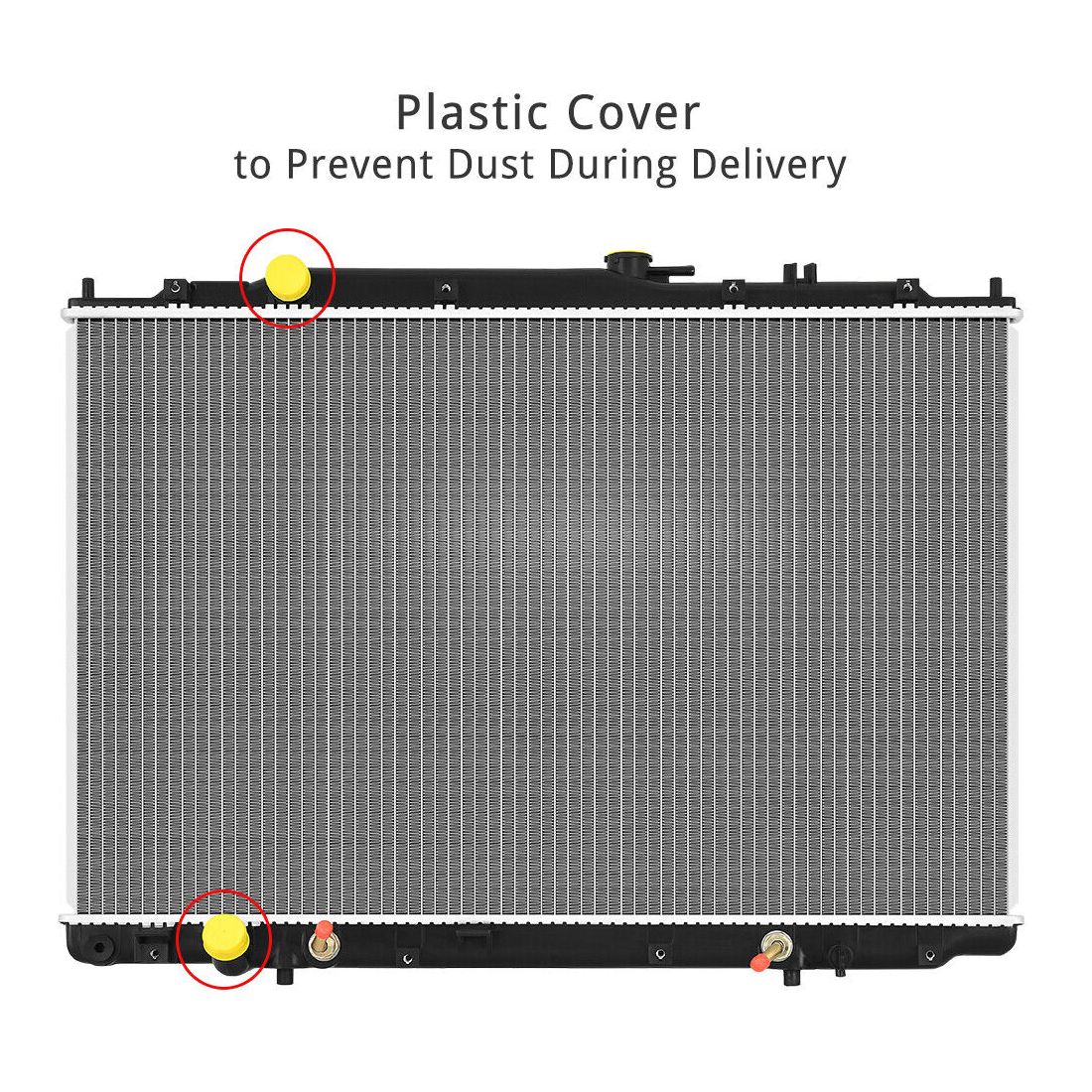 Aluminum Radiator For 2001-2002 MDX Touring Honda 2004 Pilot EX-L 3.5L V6