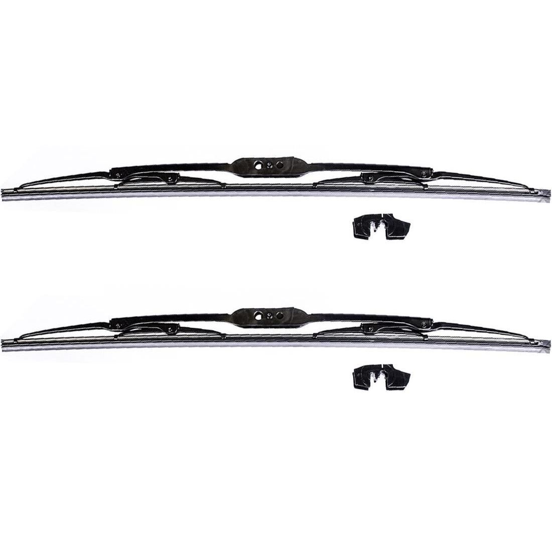 For 1988-1999 C1500 Extended Cab Pickup Windshield Wiper Blade 2X Front Pair