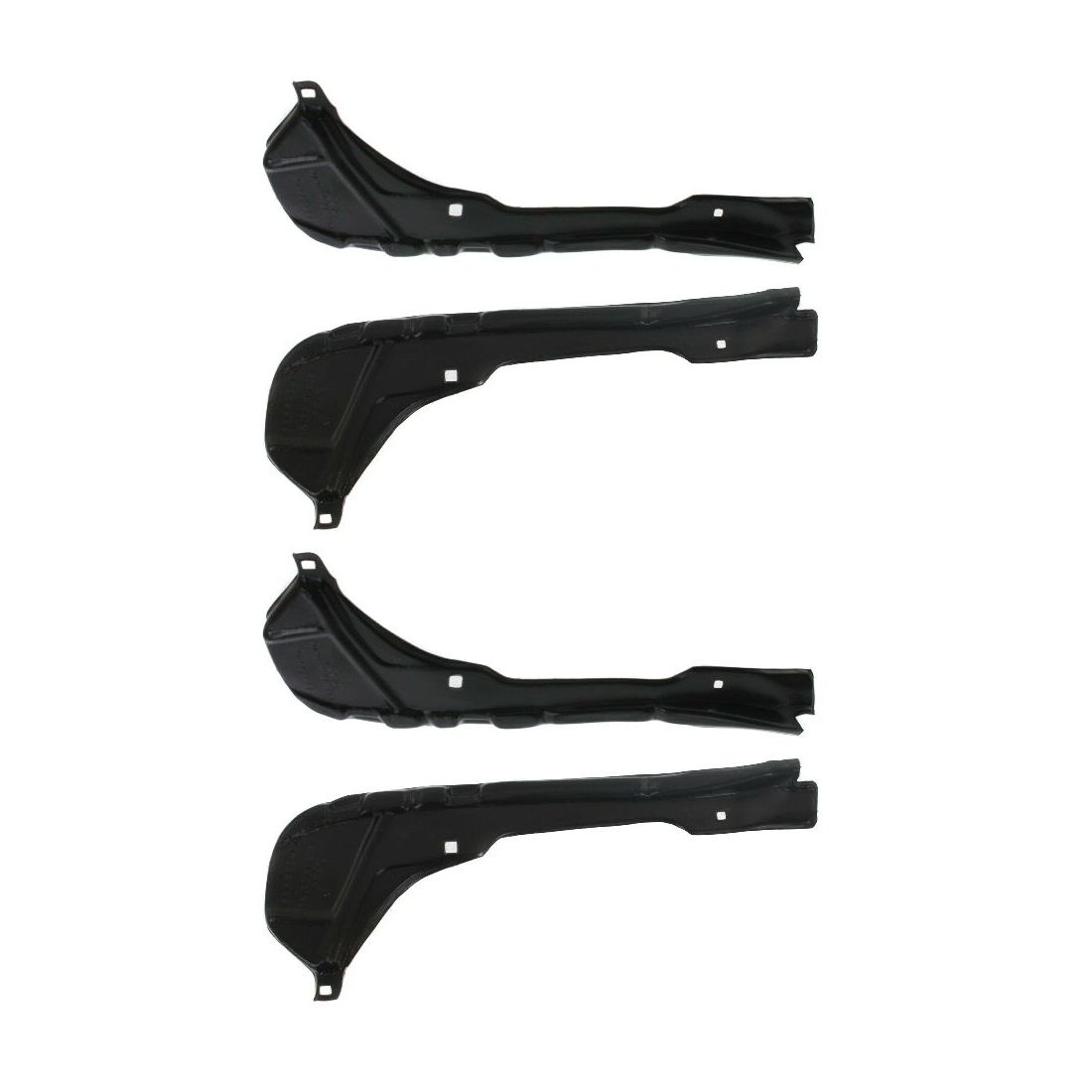 2 Sets Of - Bumper Retainer Set For 2009-2013 Toyota Corolla Sedan Rear 2-Pcs