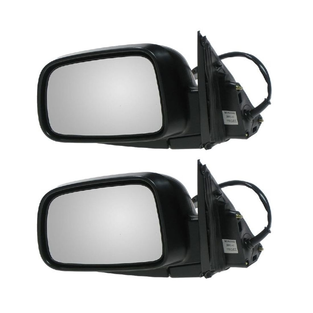 2 Sets Of - Power Mirror Textured Black Left Driver Side For 02-06 CR-V Sport Utility