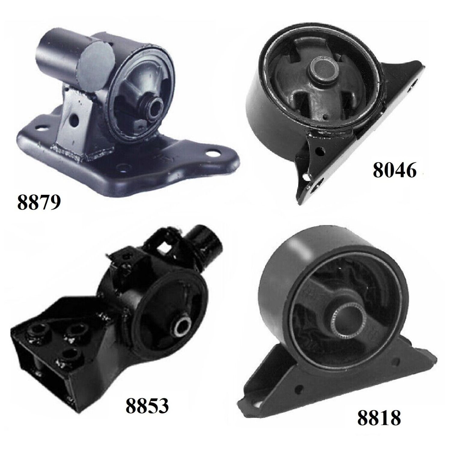 4pcS Motor & Trans. Mount For 1997-1998 Mitsubishi Mirage 1.5L - Auto Trans