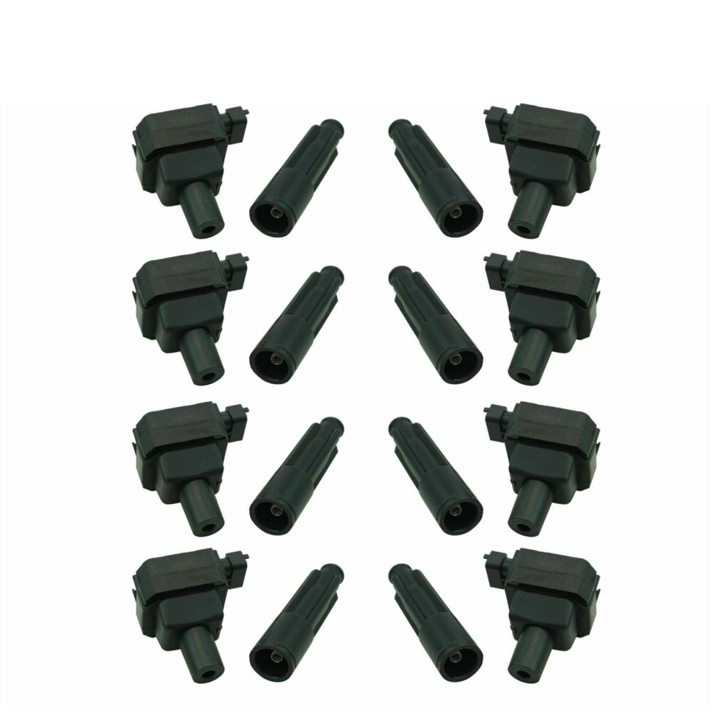 Engine Ignition Coil W/ Boot Set Of 8 For 1996-1999 Mercedes-Benz