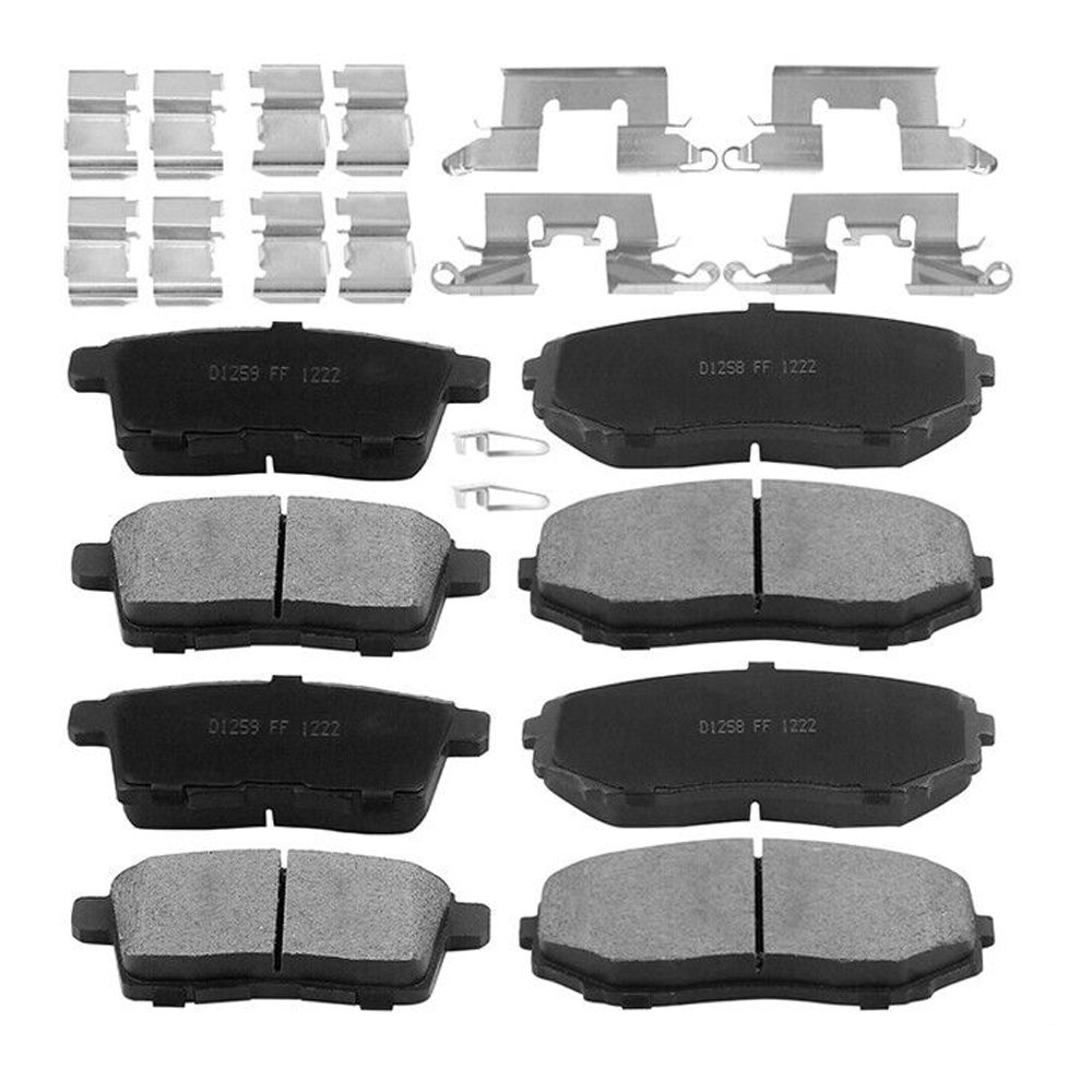 Front & Rear Ceramic Brake Pads For Ford Edge Lincoln MKX Mazda CX-7 CX-9