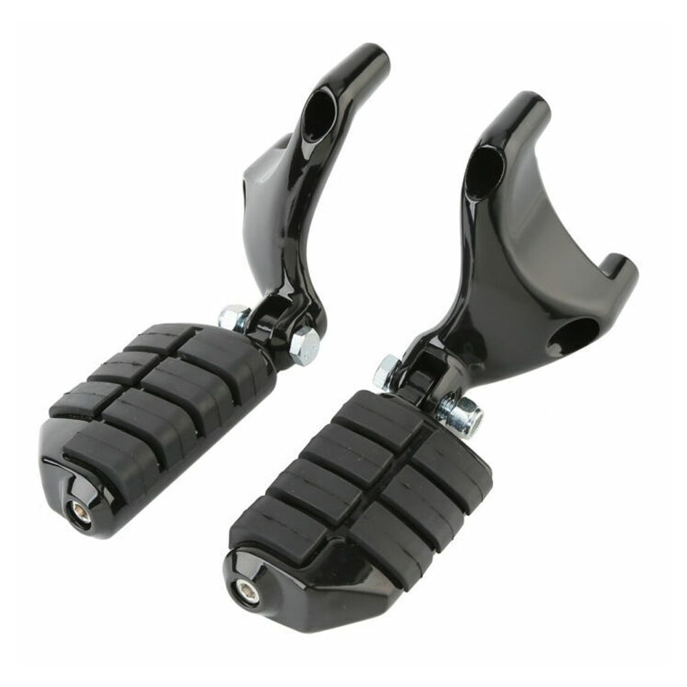 For 2004-2013 Harley-Davidson Sportster 1200 Black Passenger Foot Pegs Mount