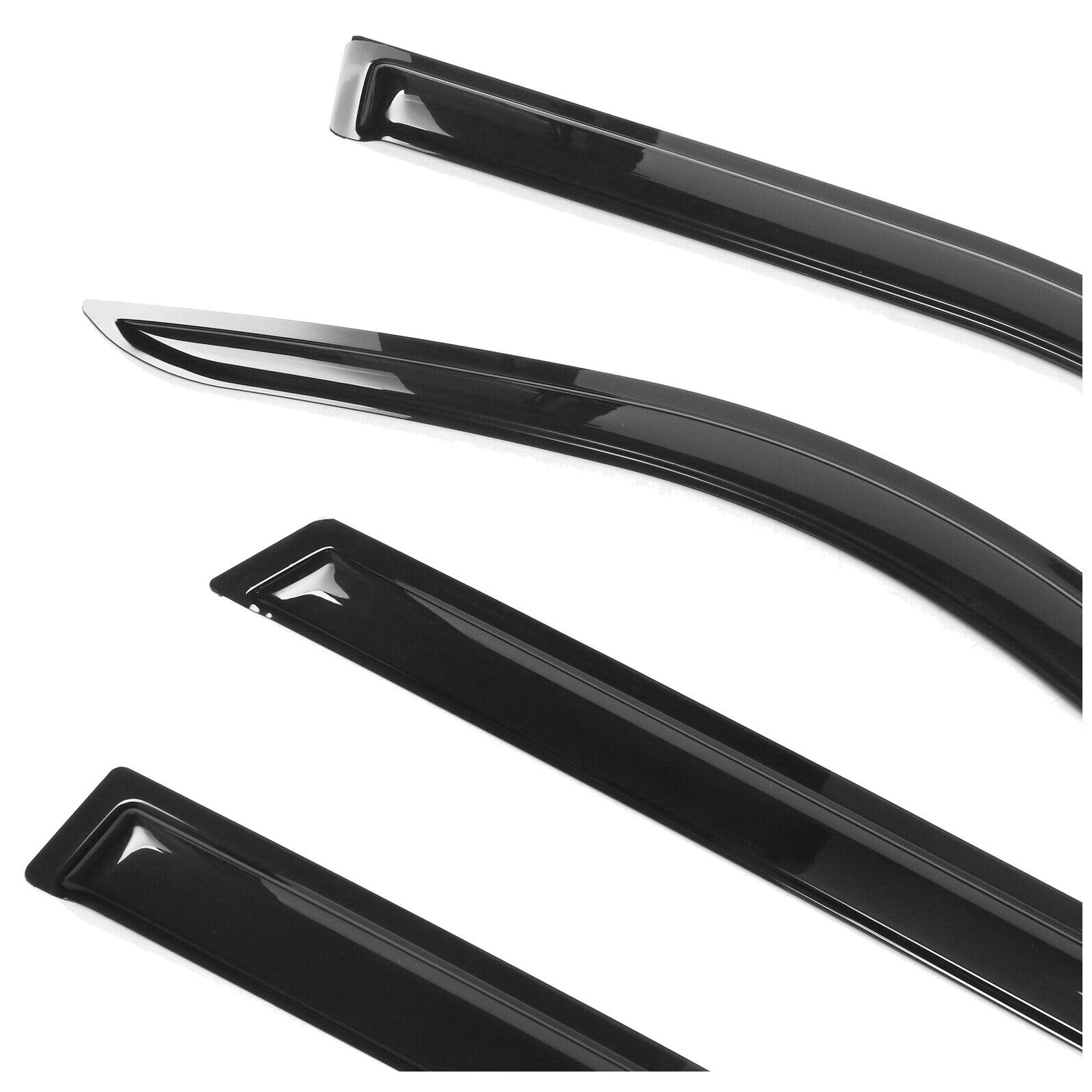 2 Sets Of - Fits 21-23 Ford Bronco Sport Acrylic Slim Window Visors Sun Rain Guards