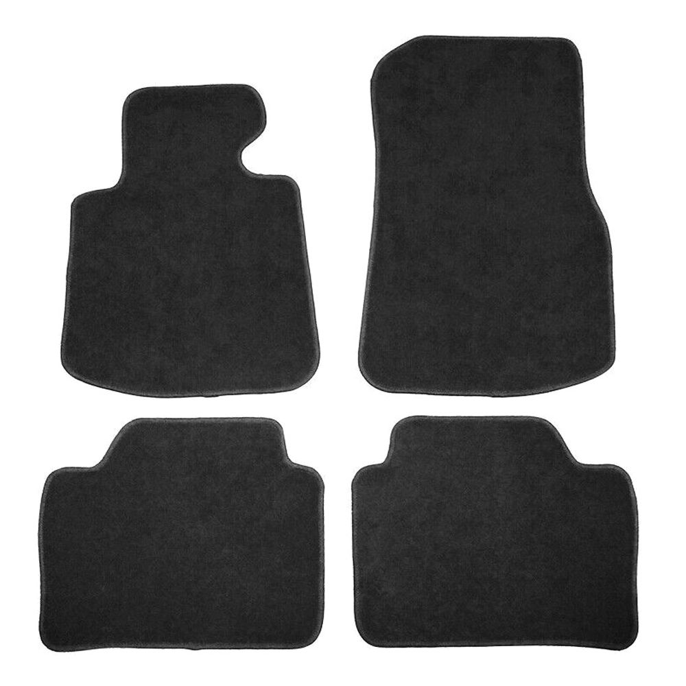 For 2016-2020 420i F32 4-Series Floor Mats Carpet Front & Rear Black 4PC-Nylon