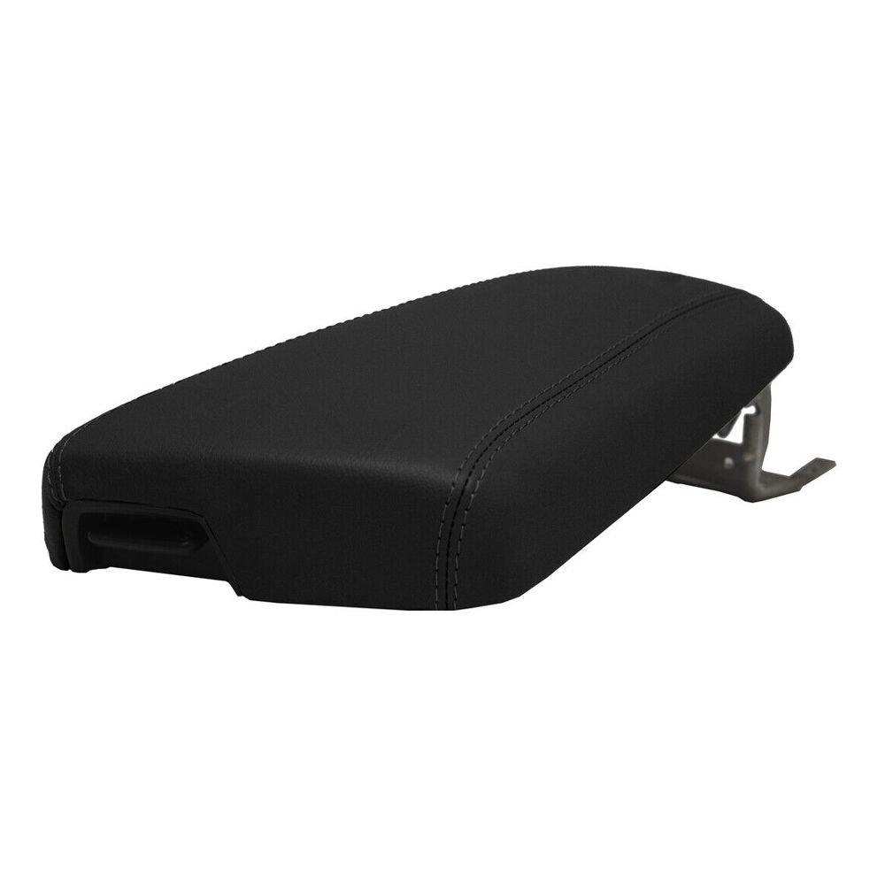 Center Console Lid Armrest Cover PVC Leather For 11-15 Kia Optima Sedan Black