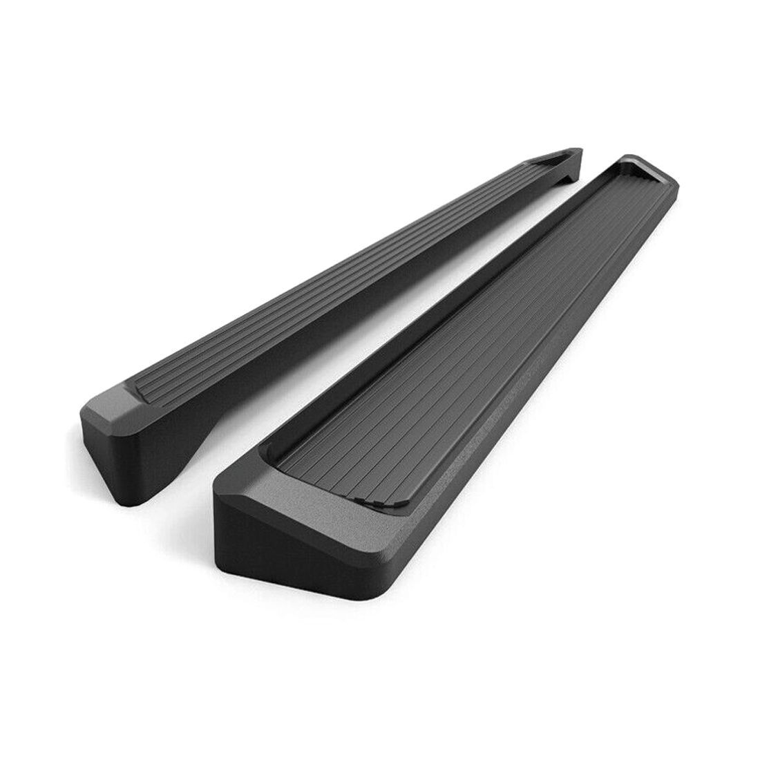 Running Board Side Bar 6IN Aluminum Black For 2005-2010 Dodge Dakota Club Cab