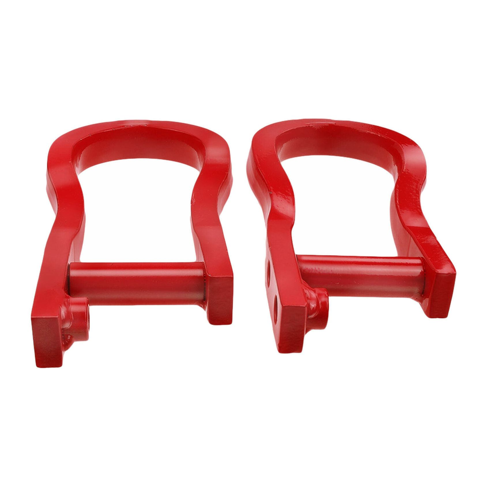 2 Red Tow Hooks For Chevy Silverado GMC Sierra 1500 2007-2019 84192871