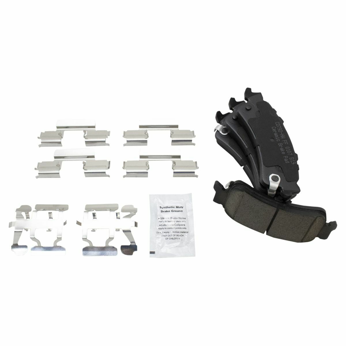 Posi Semi-Metallic Brake Pad Front & Rear Kit For Cadillac Chevrolet GMC
