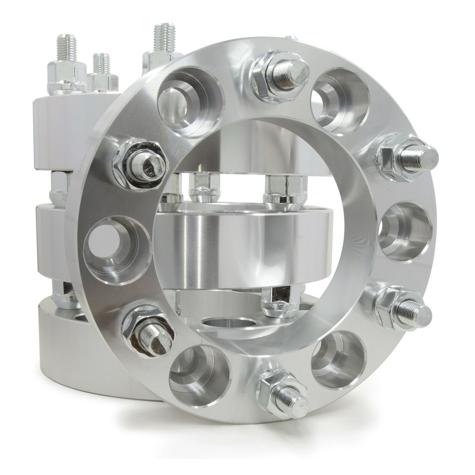 4 Chevrolet Wheel Spacers Adapters 1.5" Thick 7/16-20 Studs Fits K10 6 Lug 6x5.5