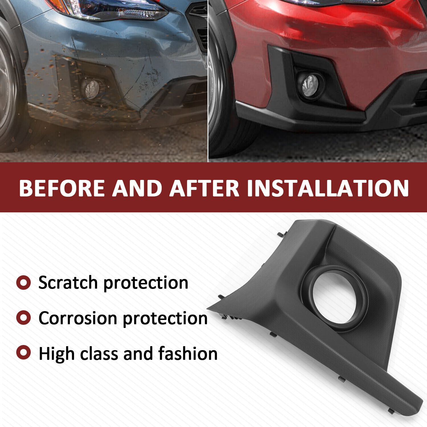 2 Sets Of - For 18-20 Crosstrek Sport Utility 57731FL082 XUV Passenger Side Fog Light