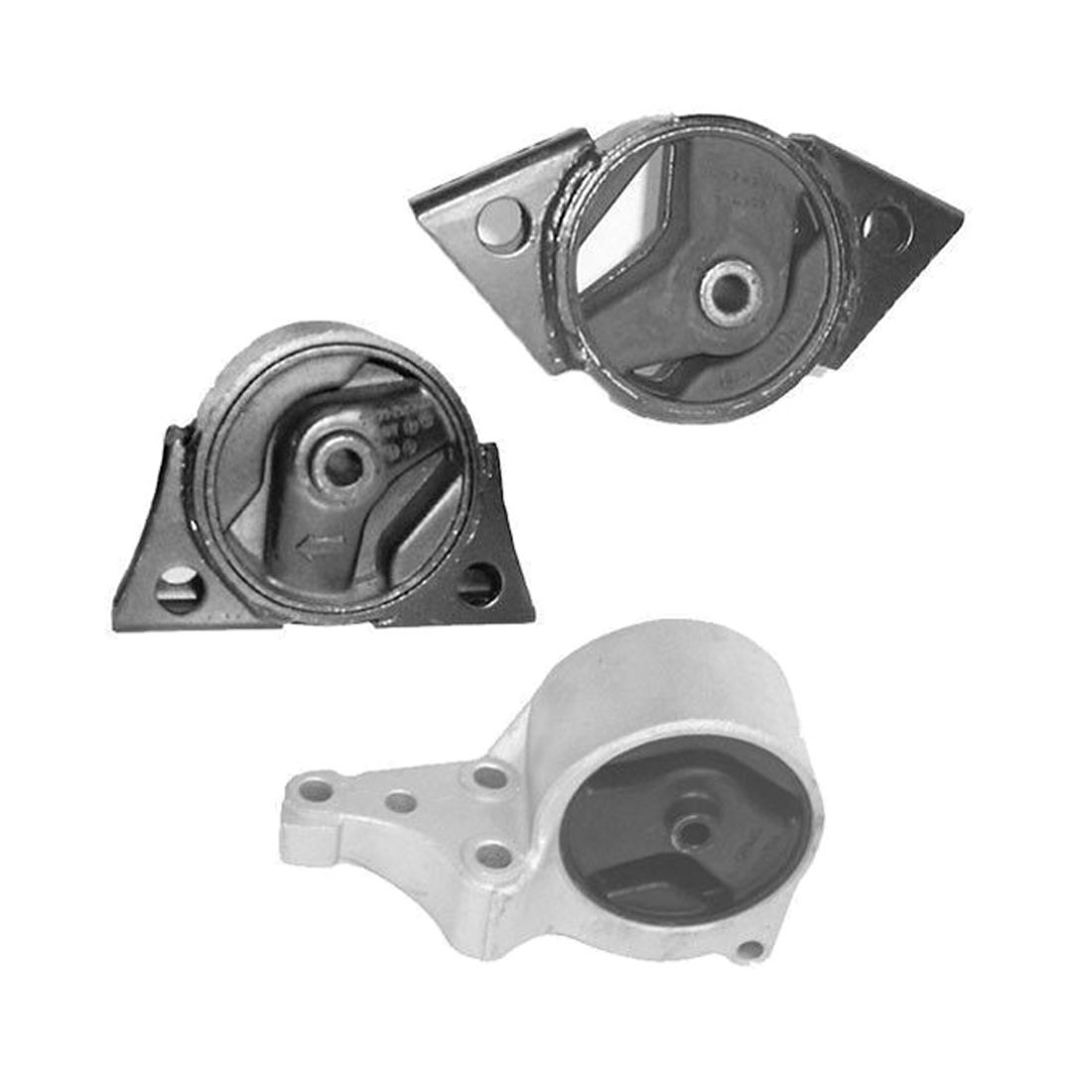 Engine Motor Mount 3PCS Set For 2000-2001 Nissan Altima Sedan 2.4L Auto Trans