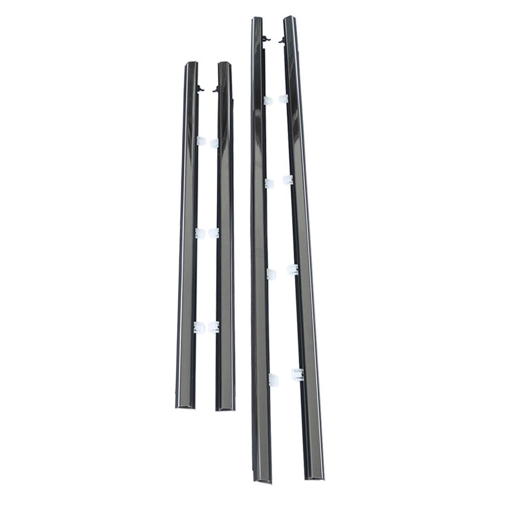 For 09-14 Acura TSX Sedan 4pcs Outside Window Moulding Weatherstrip Seal Belt