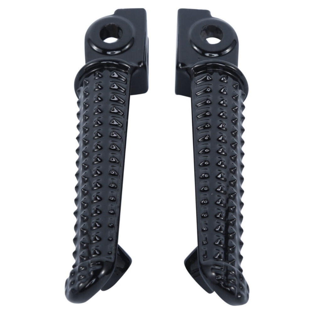 2 Sets Of - Long Black Front Footrests Foot Pegs For YZF R1 YZF R6 YZF R6S YZF R6 R6S