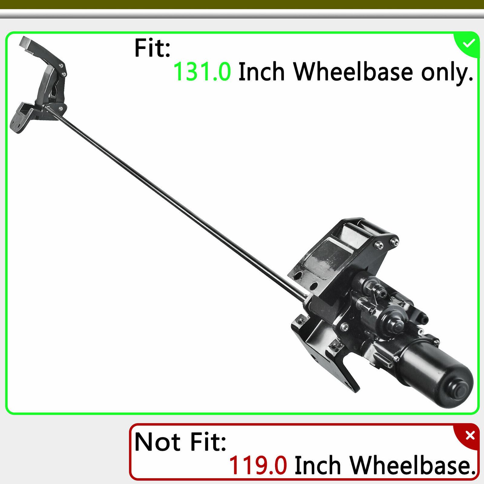 Power Running Board Motor & Bracket Assembly For 07-14 Navigator Left 131.0" WB