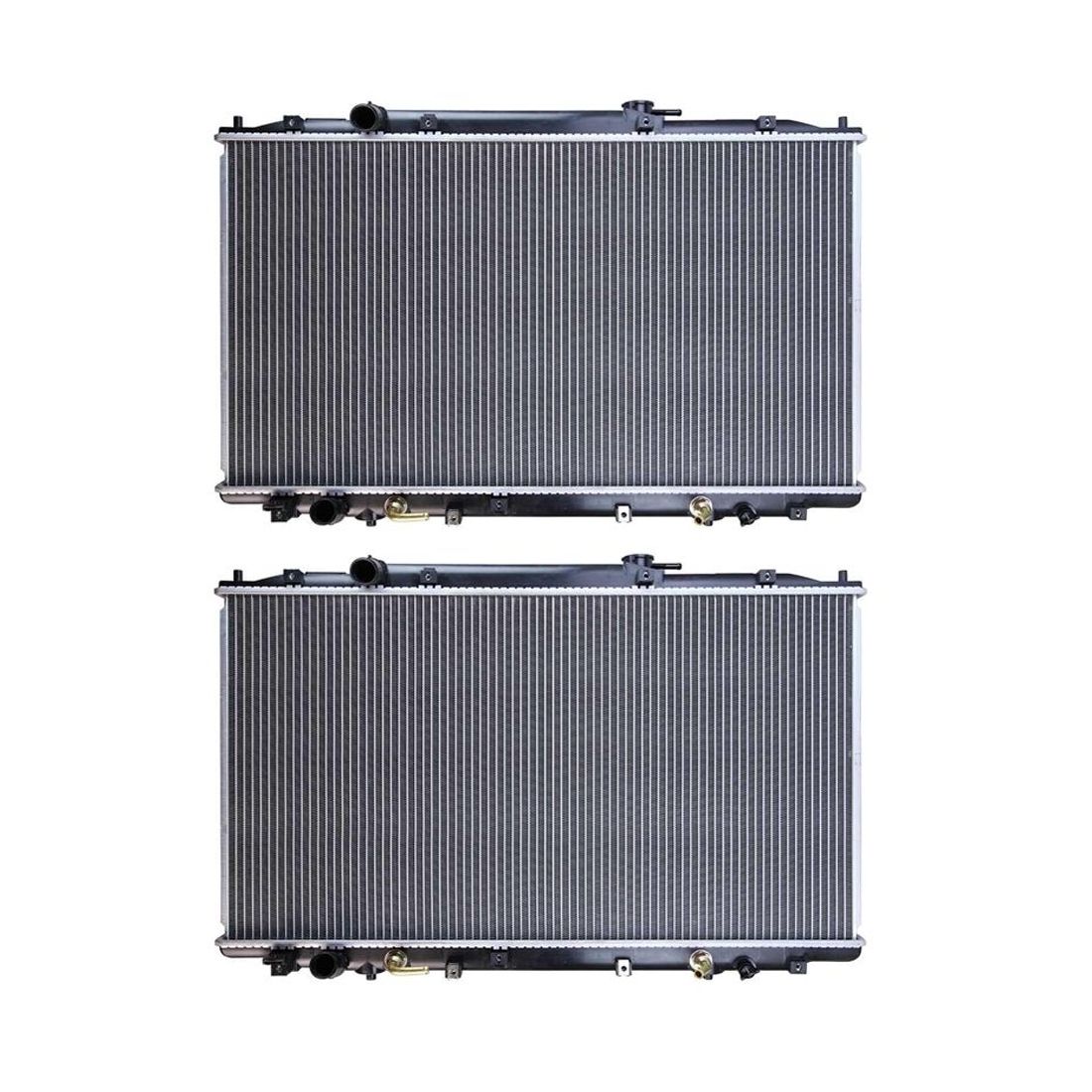 2 Sets Of - For 2005 2006 2007 2008 2009 2010 Honda Odyssey Radiator