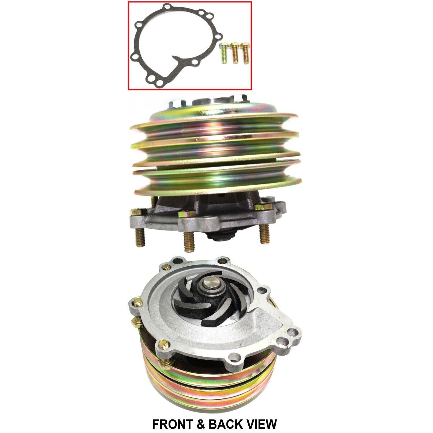 For 84-85 Citation II Sedan Oldsmobile 82-86 Cutlass Ciera Coupe Water Pump